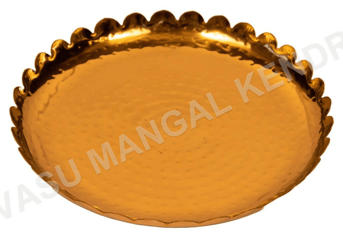 Ornate Royal Gold Centerpiece Platter