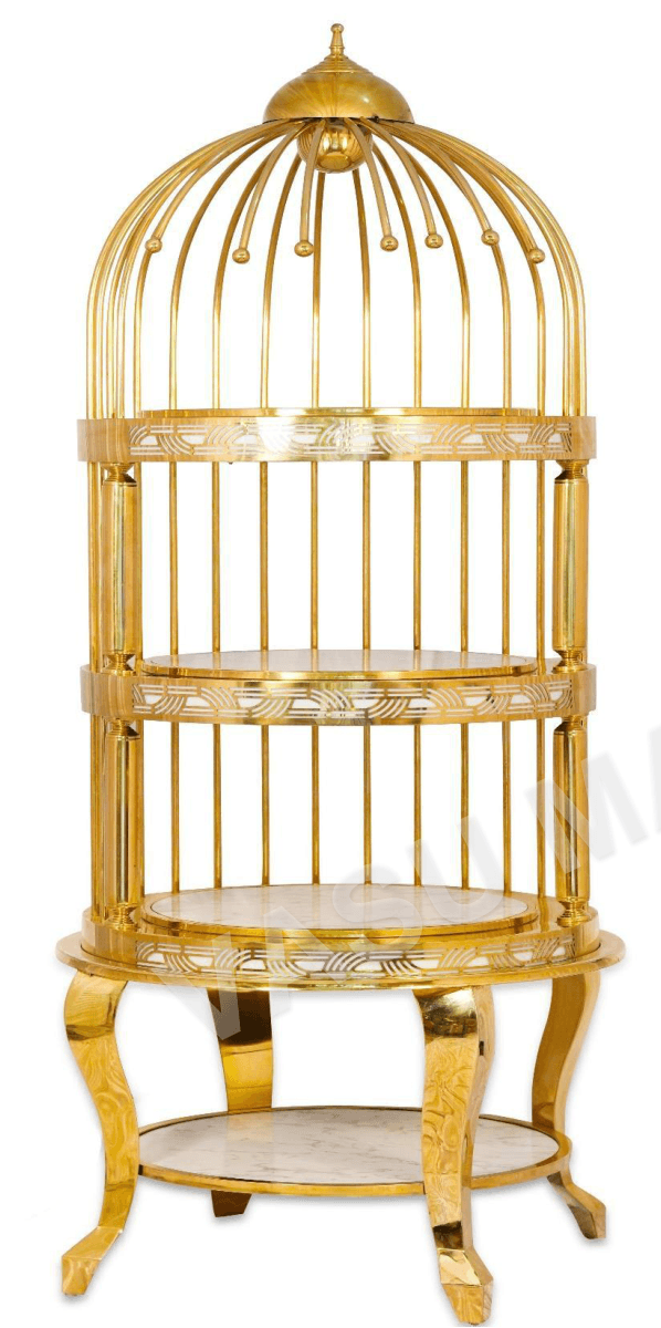 Golden Plate Counter Stand (GPS151) — Vasu Mangal Kendra