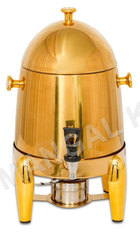Golden TEA URN (GU79) — Vasu Mangal Kendra